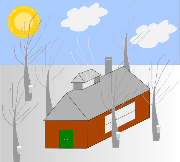 Cabin In The Mountains Clip Art at Clker.com - vector clip art online